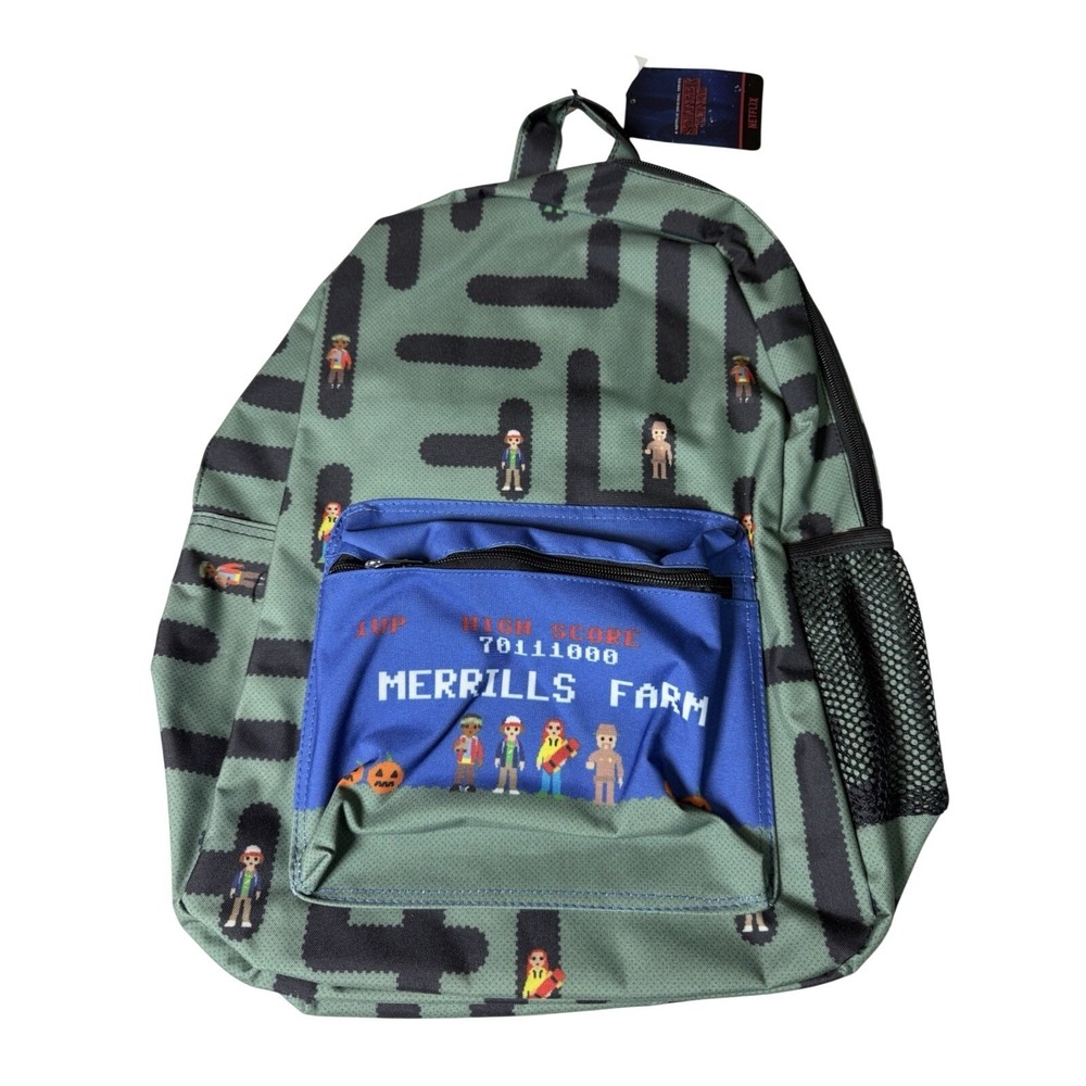 Stranger Things Merrills Farm Arcade Backpack Loungefly Netflix NWT